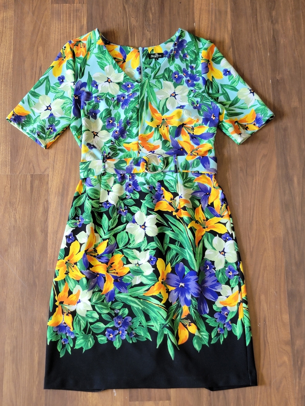 Phase Seven Vintage Inspired Floral Dress - Sz 12 (Fits Like a Medium) FLAWLESS